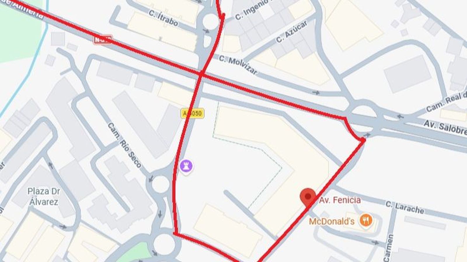 Vías afectadas por la Vuelta Ciclista Andalucía