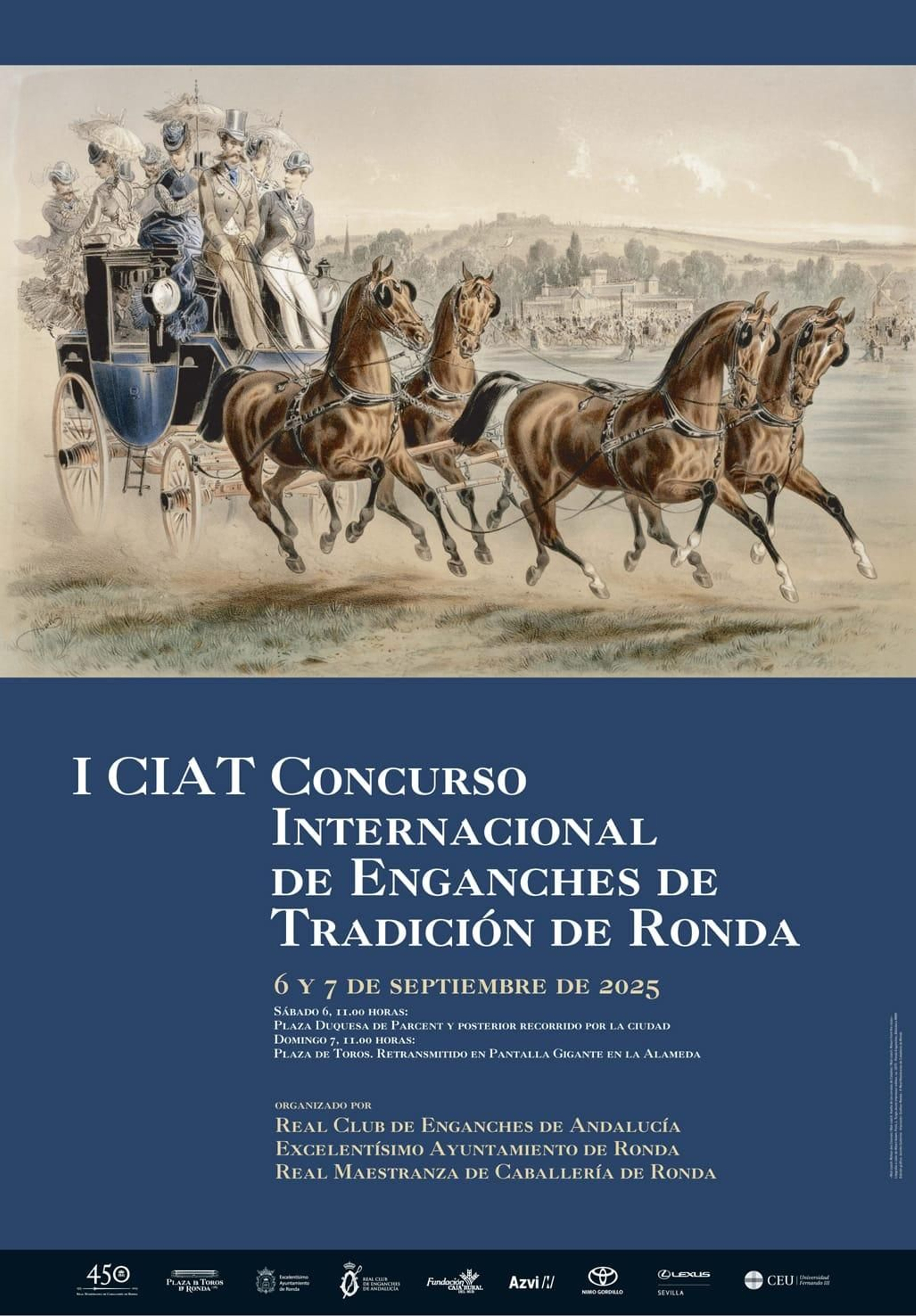 El cartel del evento.