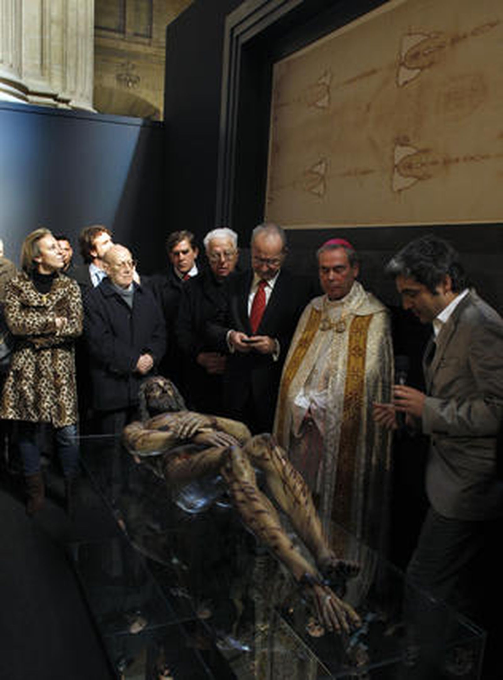 La exposición de la Sábana Santa podrá verse en la Catedral de Málaga hasta junio

Foto: Sergio Camacho