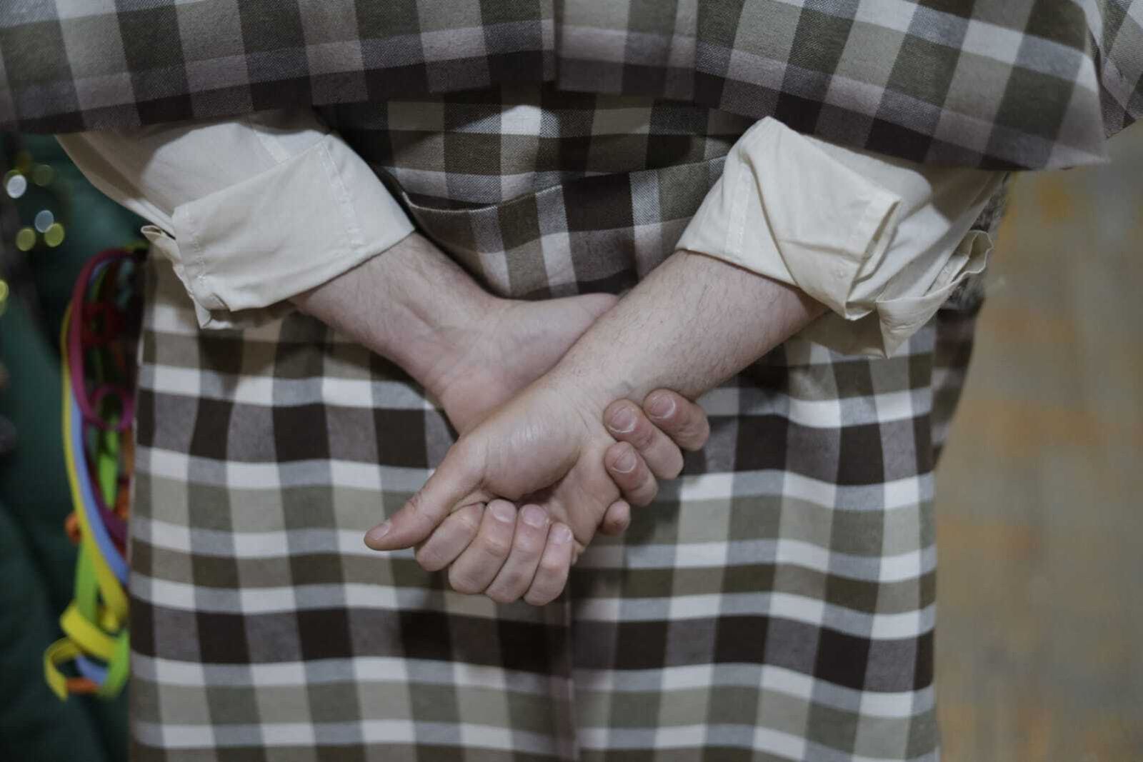 Comparsa 'Elemental, querido Cádiz' en camerinos