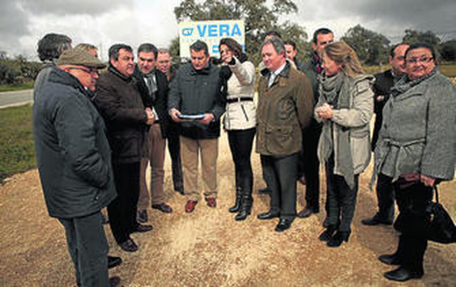 Los presidentes de las Diputaciones de Málaga y Cádiz, ayer, en Ronda.