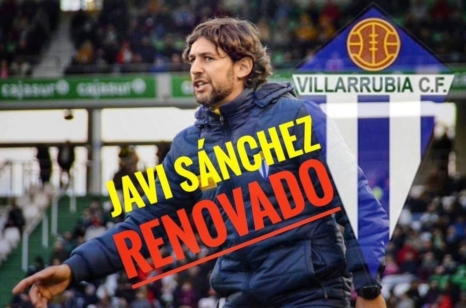 Javi Sánchez, técnico del Villarrubia.