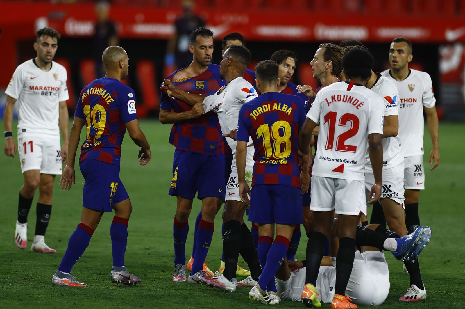 Las imágenes del Sevilla-Barcelona