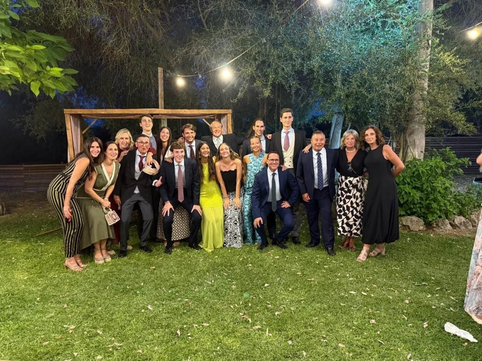 Los hermanos Luis, Jaime, Rafa y Pablo Rodríguez-Ferro Díaz con sus familias. Boda Rodríguez-Ferro Goenechea & de Larriva Peña