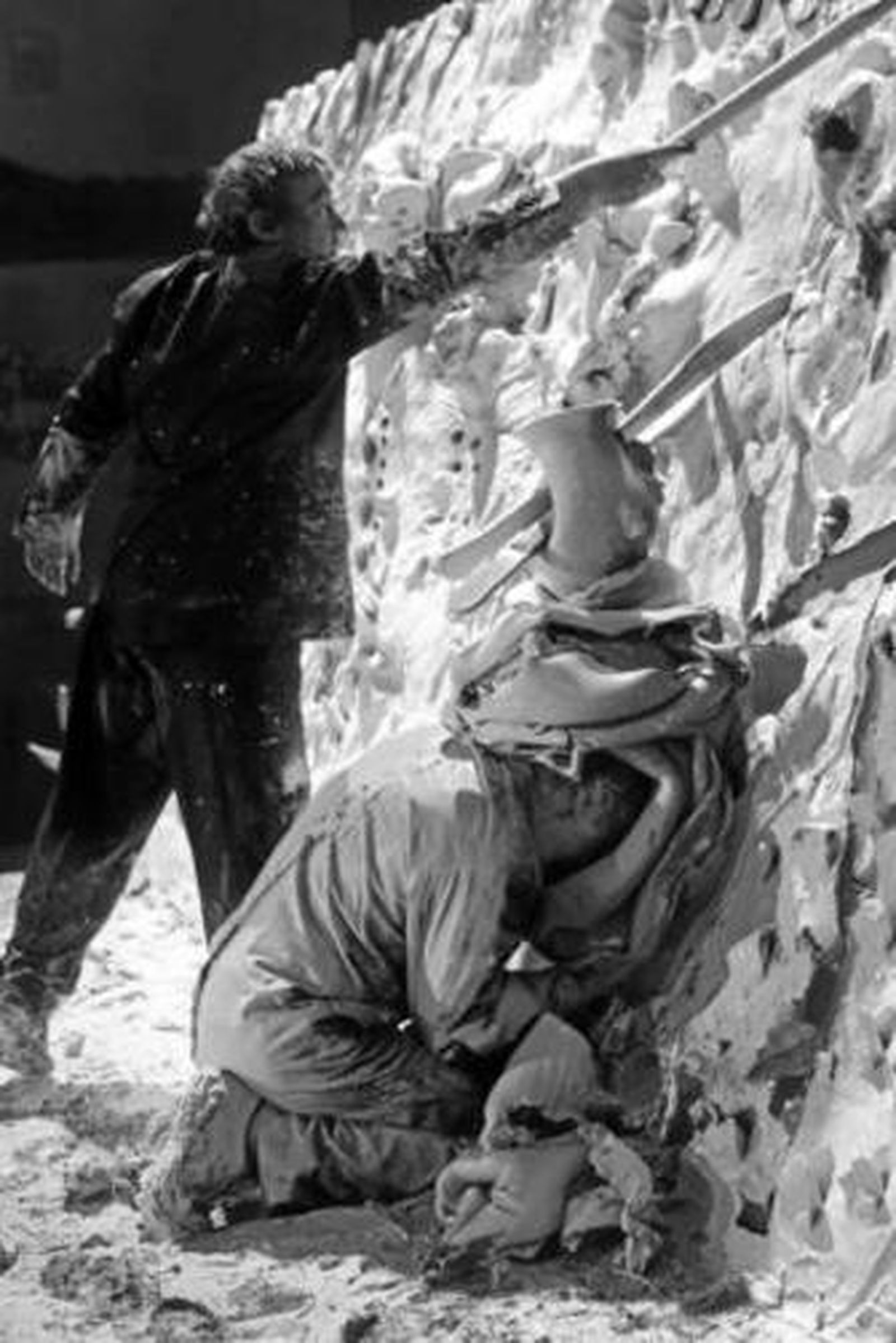 Barceló y Nadj, en un momento del espectáculo.