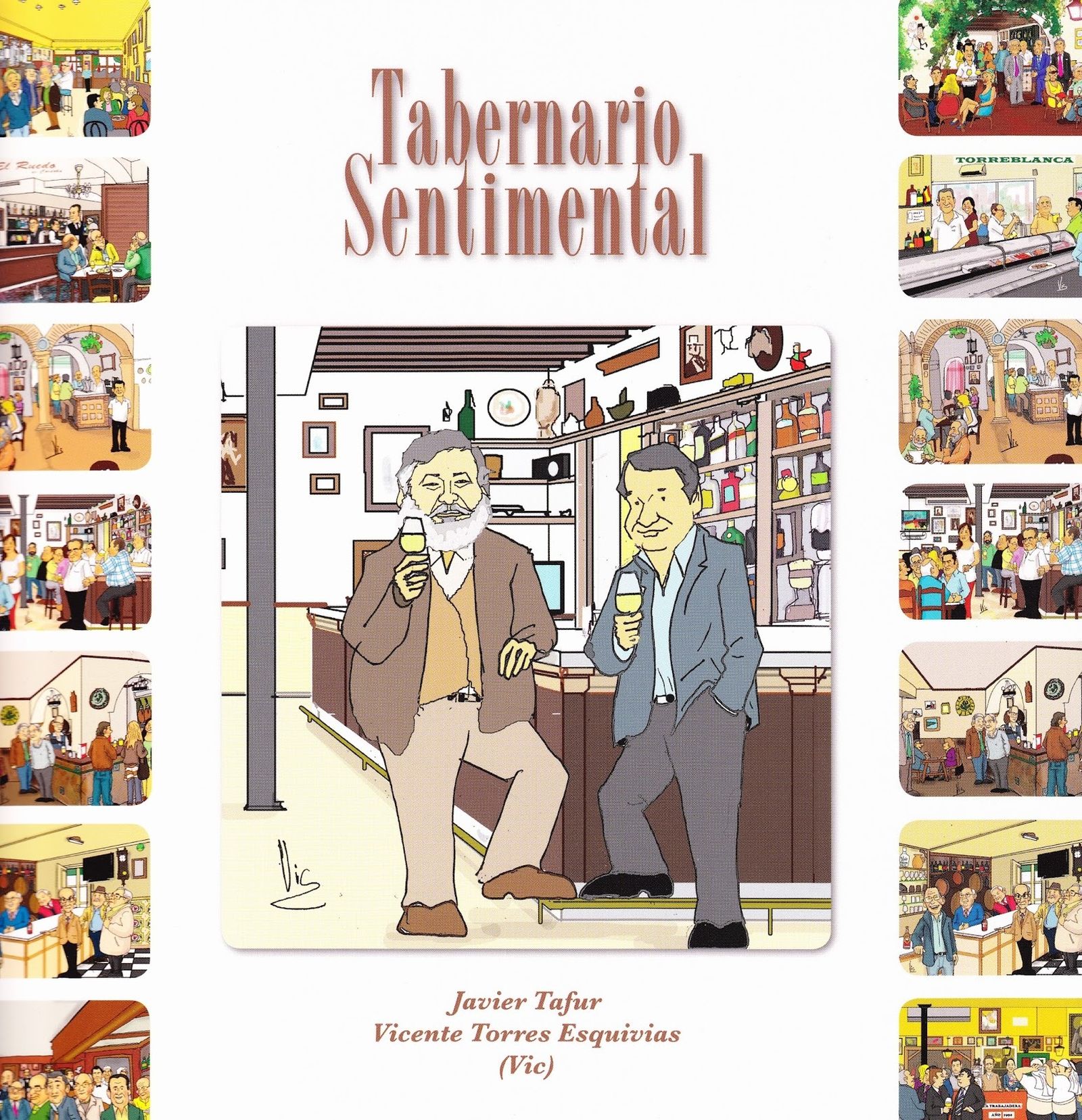 Portada de 'Tabernario Sentimental', obra de Javier Tafur y Vic.