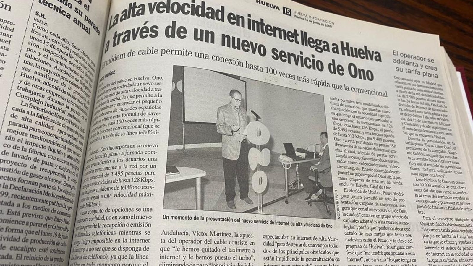 La alta velocidad de Internet llega a Huelva