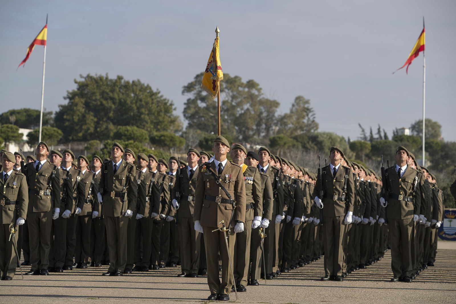 Imágenes de la jura de bandera en Camposoto