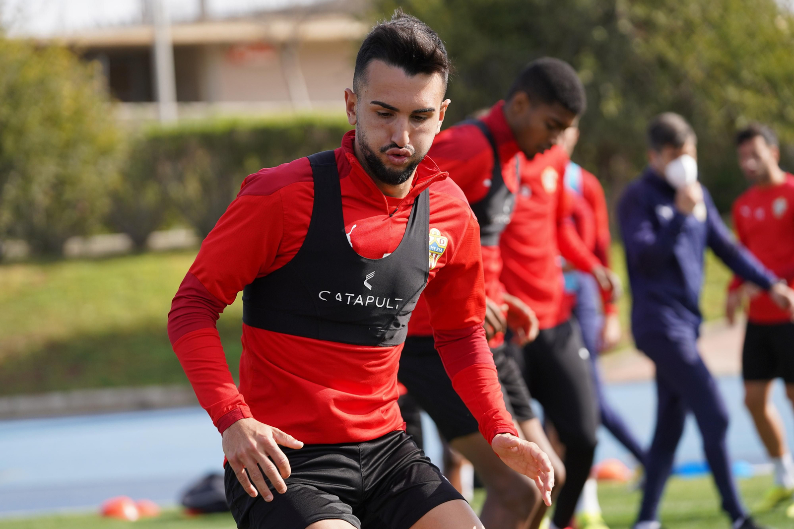 Entrenamiento del Almería, viernes 26