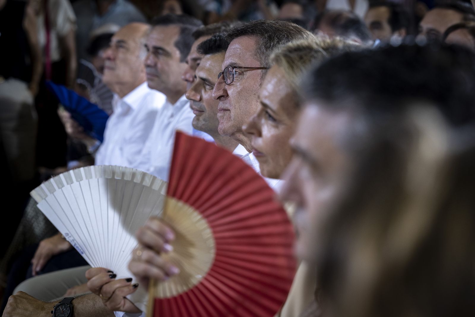 Las imágenes del mitin de Alberto Nuñez Feijoó en Cádiz