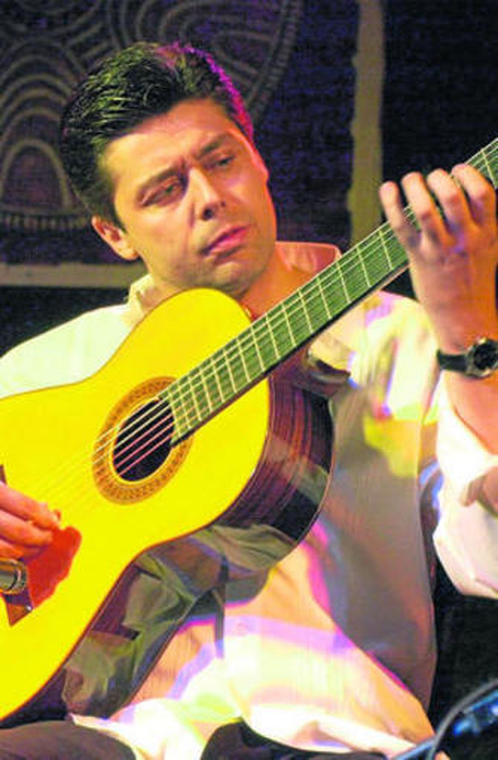 El guitarrista Pedro Sierra, en un recital reciente.