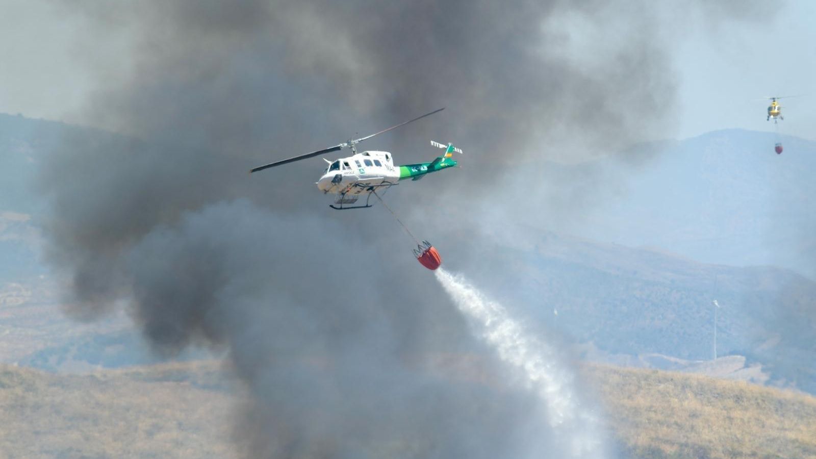 Incendio en la provincia de Granada el pasado verano