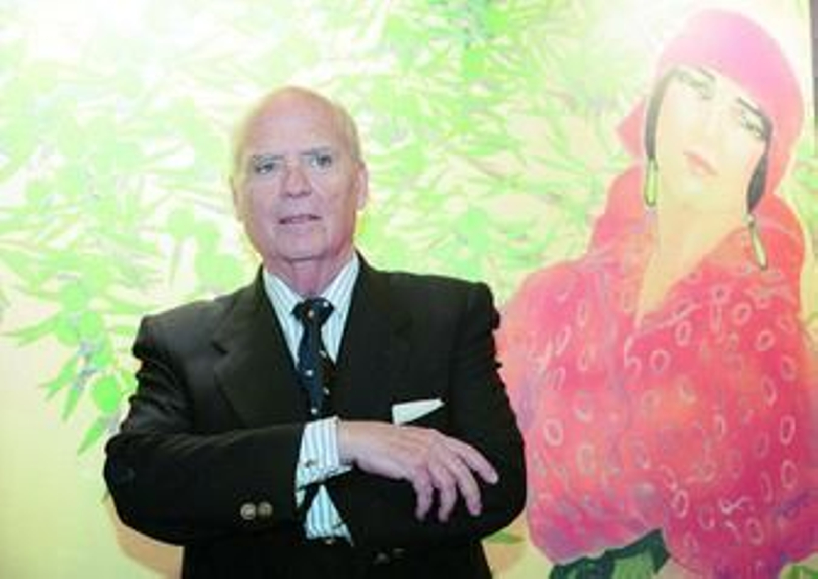 Jaime de Ybarra posa en la sede de la empresa Hijos de Ybarra en el año 2003.