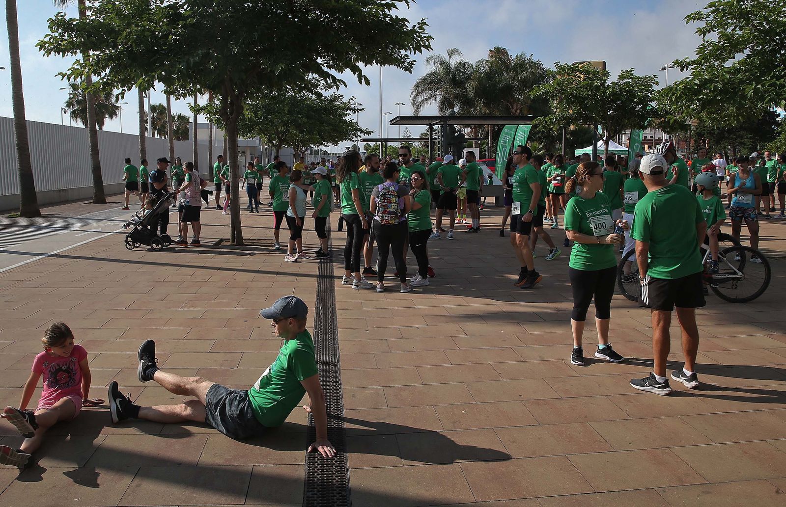 La II Carrera en marcha contra el cáncer celebrada en Algeciras, en imágenes.