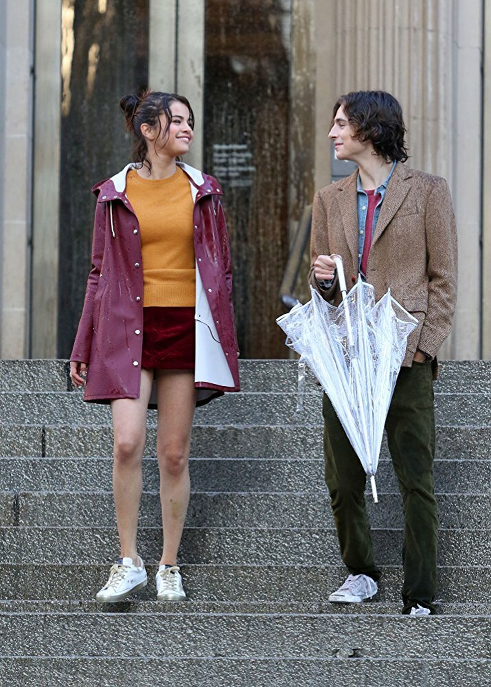Selena Gomez y Timothée Chalamet.