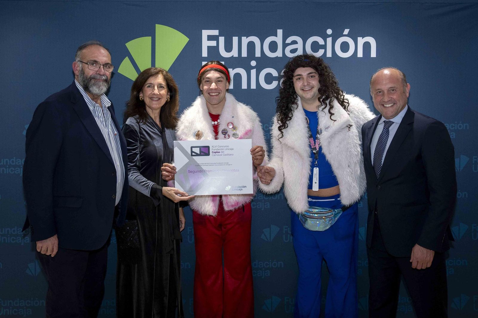 Fundación Unicaja entrega los XLVI Premios Coplas del Carnaval gaditano