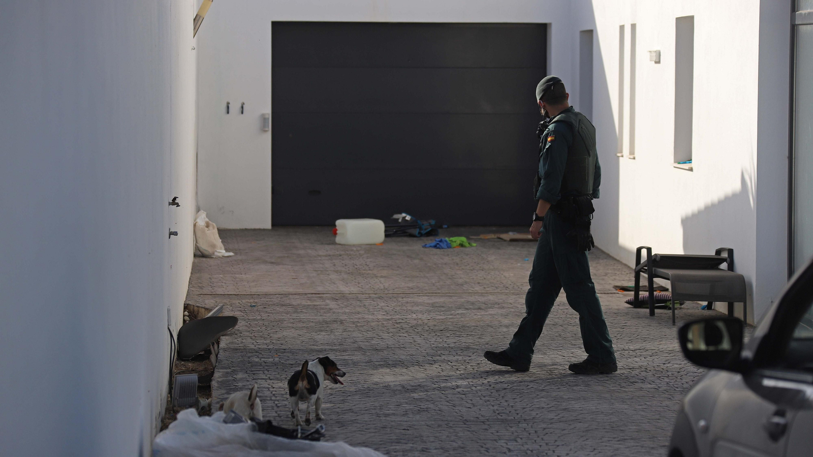 Fotos de los registros en 'Villa Narco' en La Línea