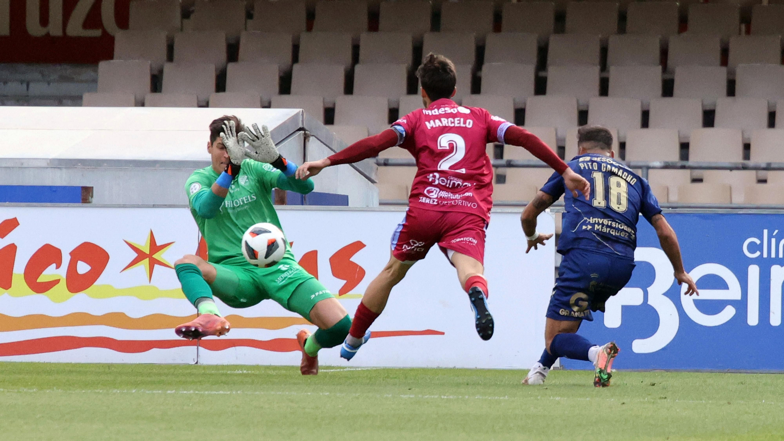 Xerez DFC contra UCAM Murcia en Chapín