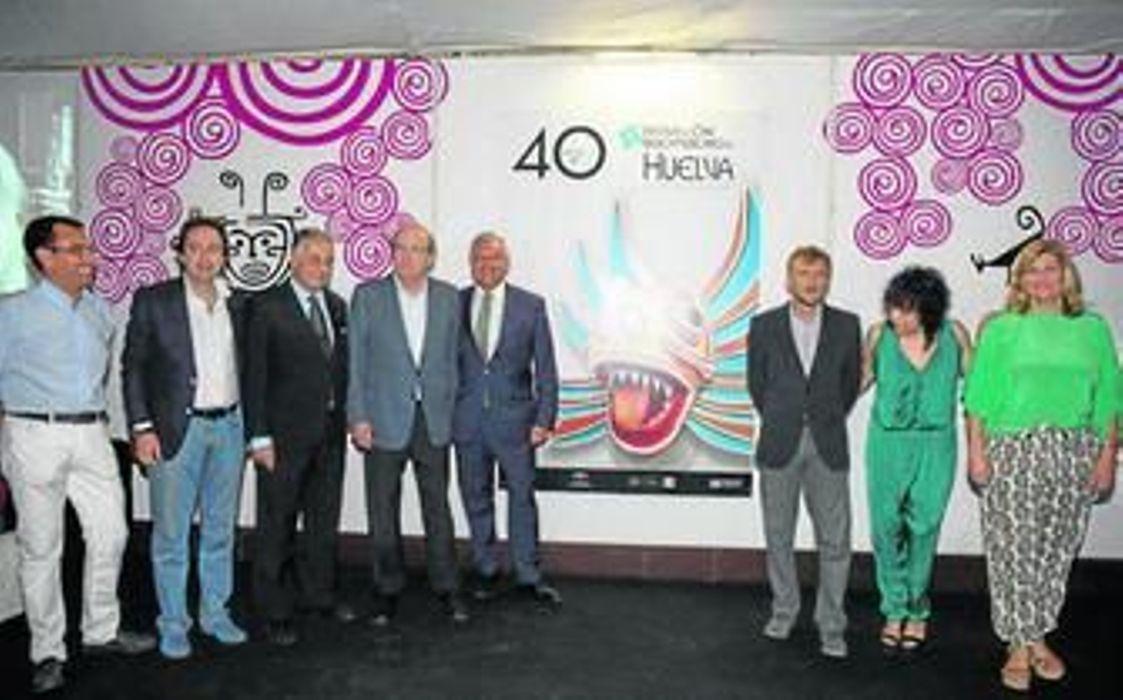Los patrones del festival presentan el nuevo cartel.
