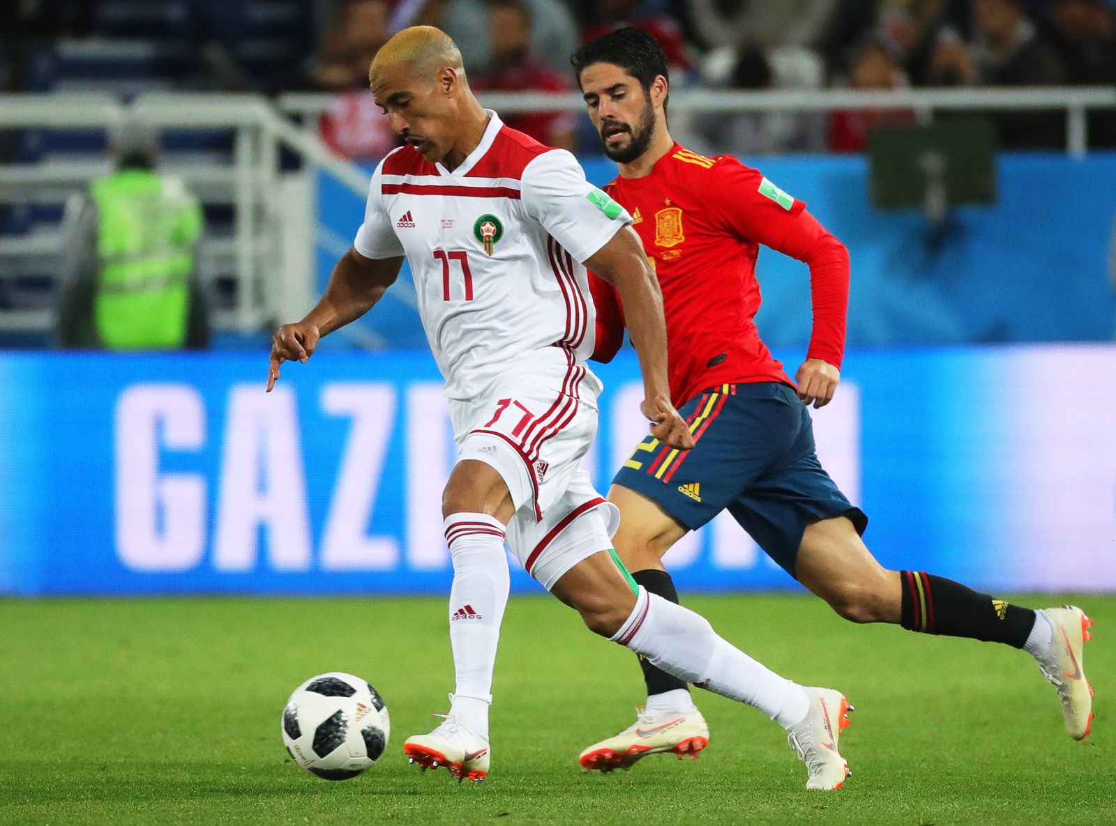 Las imágenes del España-Marruecos