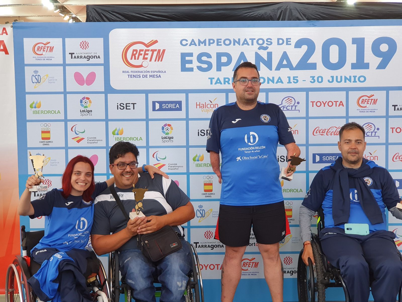 Cristina Rubio,  David Pavía, Pedro Alberto Fernández y David Navarrete.