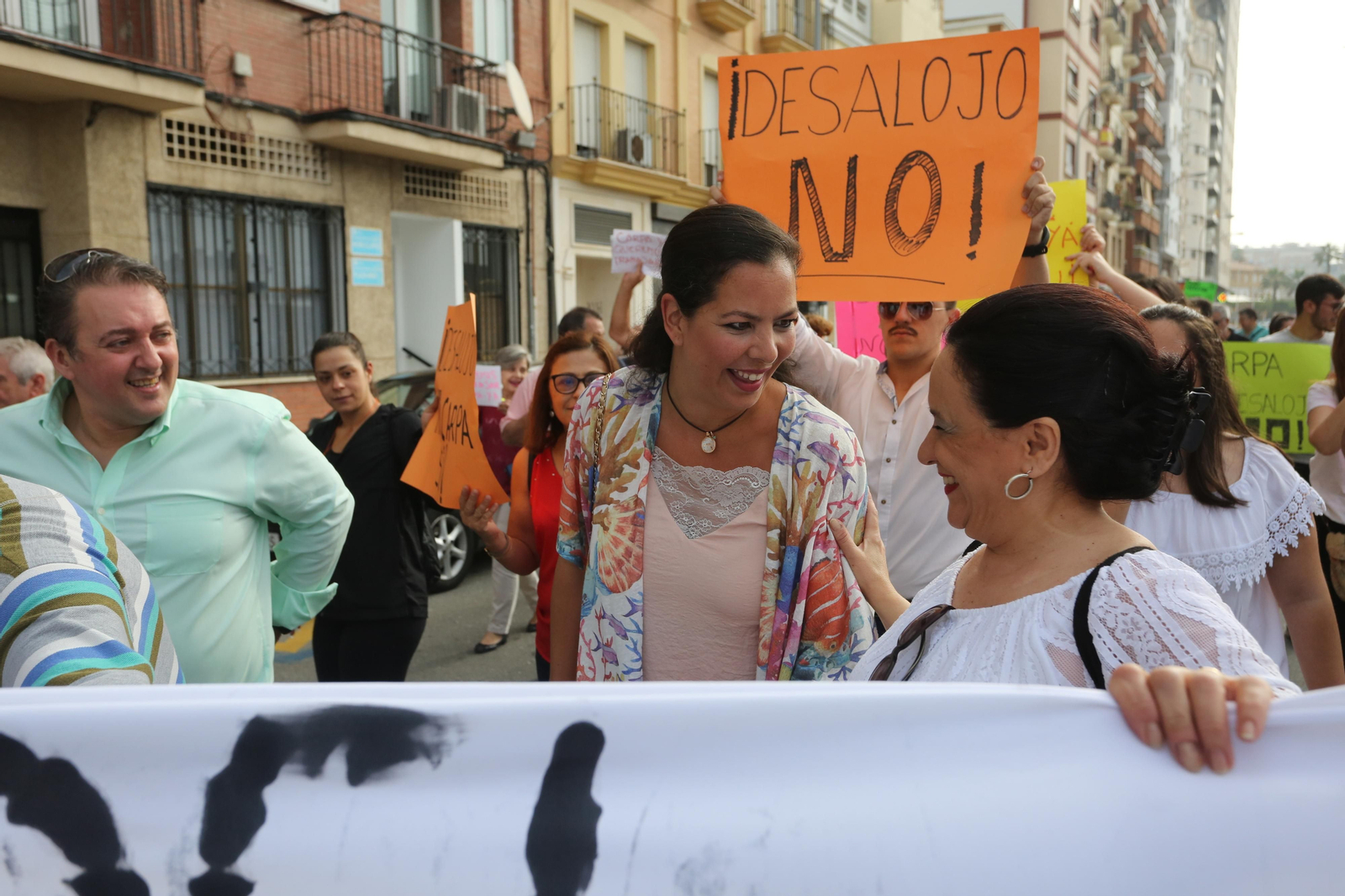 Más imágenes de la protesta de los minoristas del mercado de San Sebastián