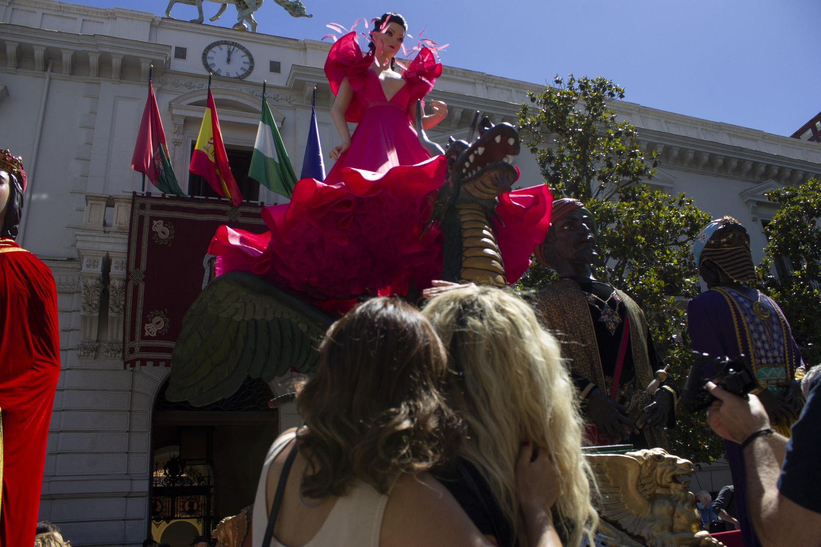 Fotos: así luce la Tarasca este 2021 en la Plaza del Carmen