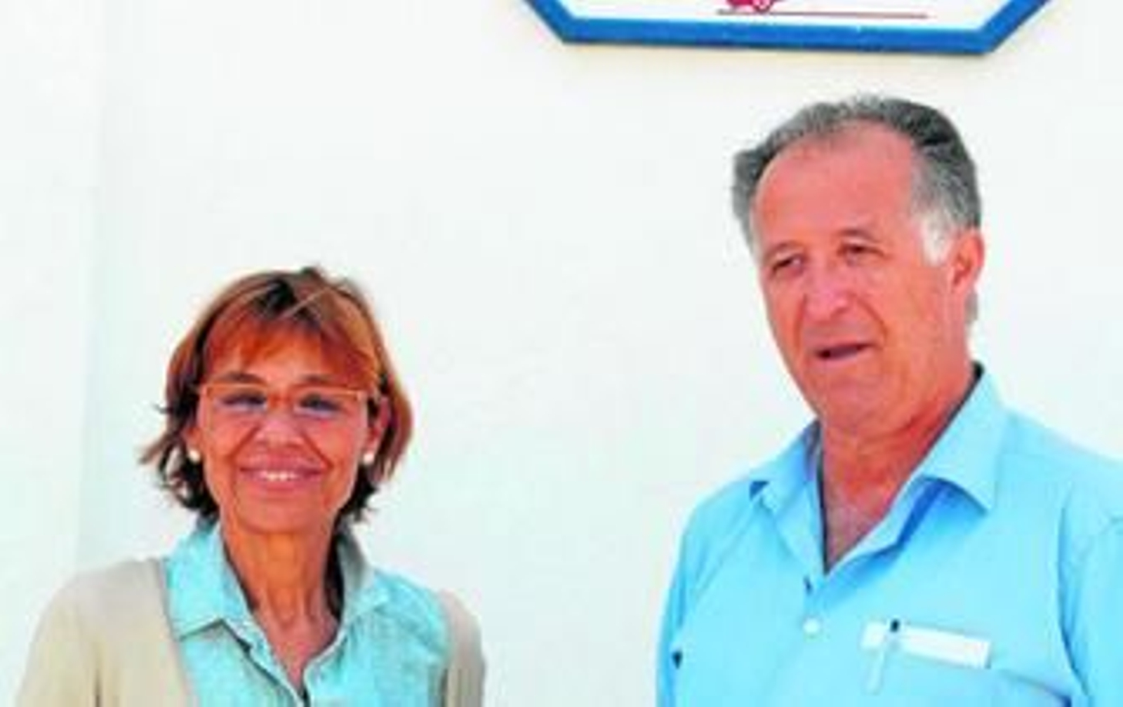 Teresa Vaca y Juan Andrés Gil, la pasada semana en Tarifa.
