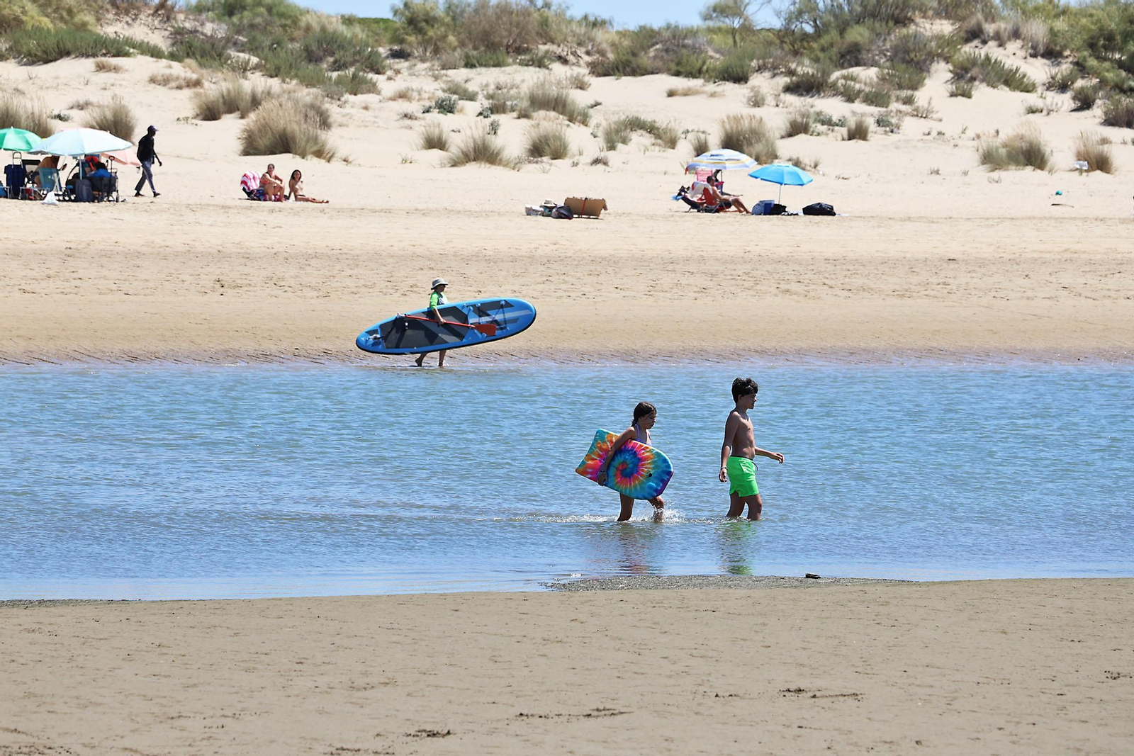 Las imágenes del domingo de playa en Huelva