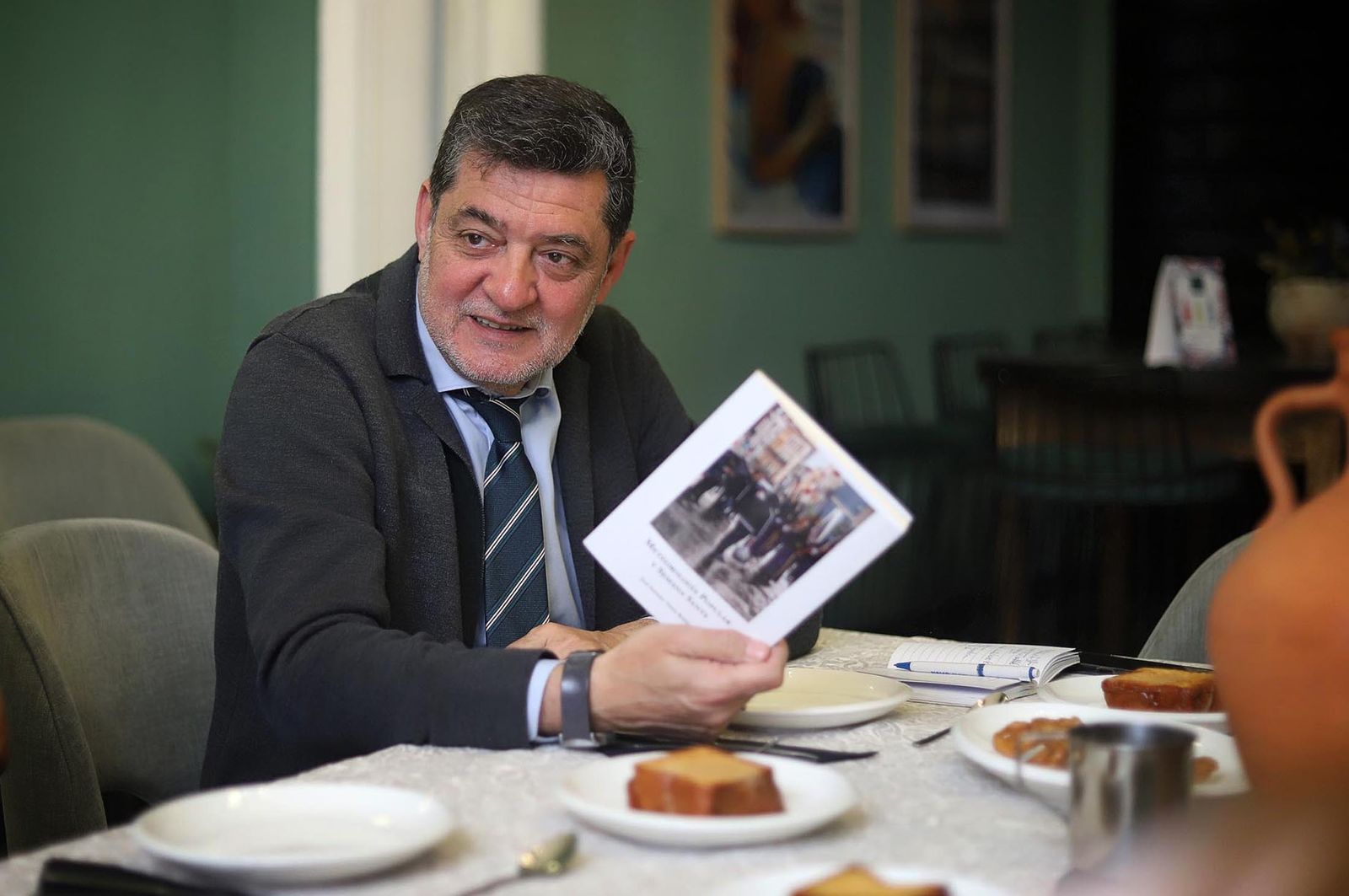 Imágenes de la tertulia cofrade "El Aguaó" de Huelva Información