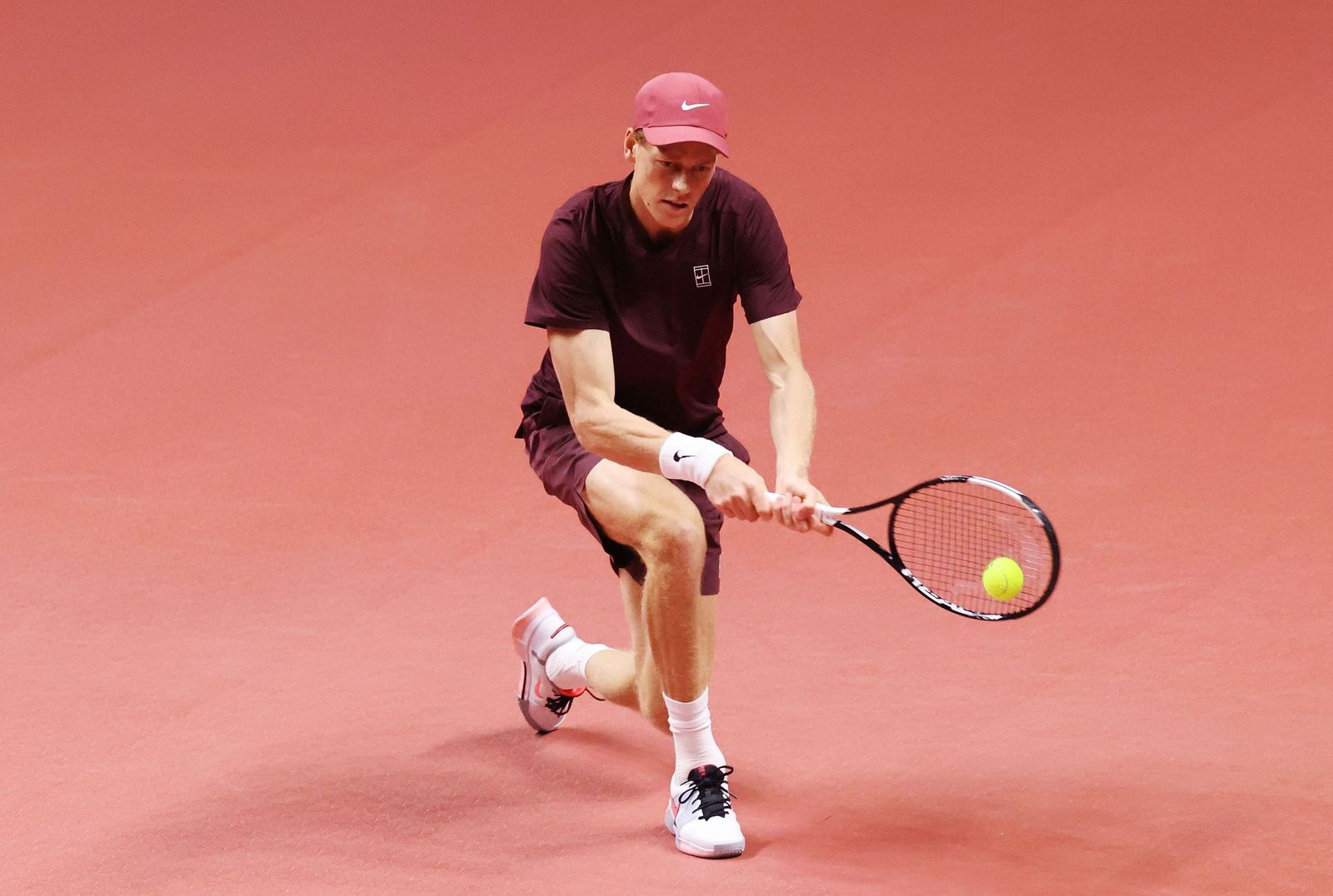 Las fotos de la exhibición entre Alcaraz y Sinner