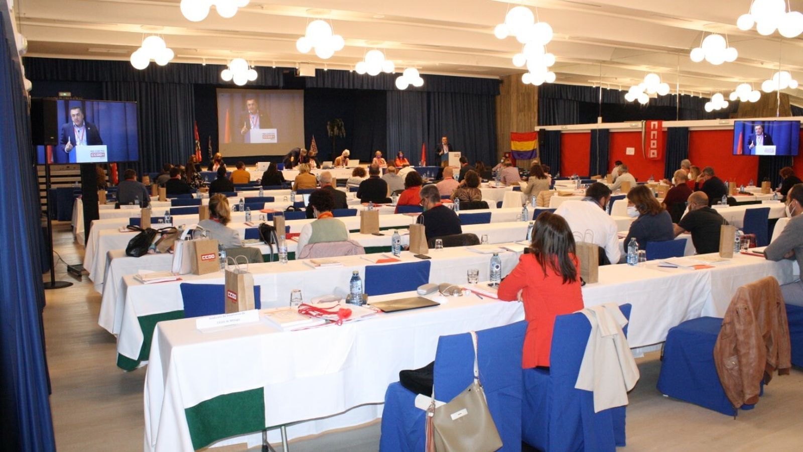 Celebración del XIII Congreso de CCOO de Málaga.