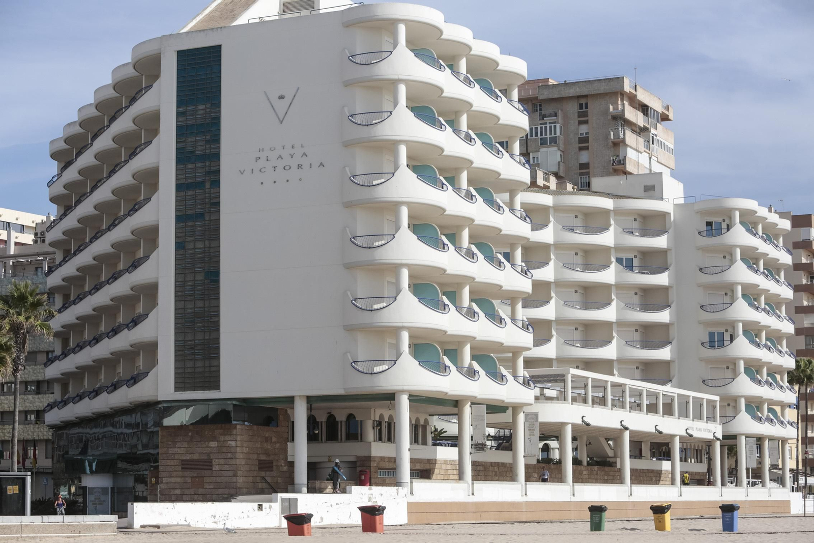 El Hotel Playa Victoria de Cádiz.