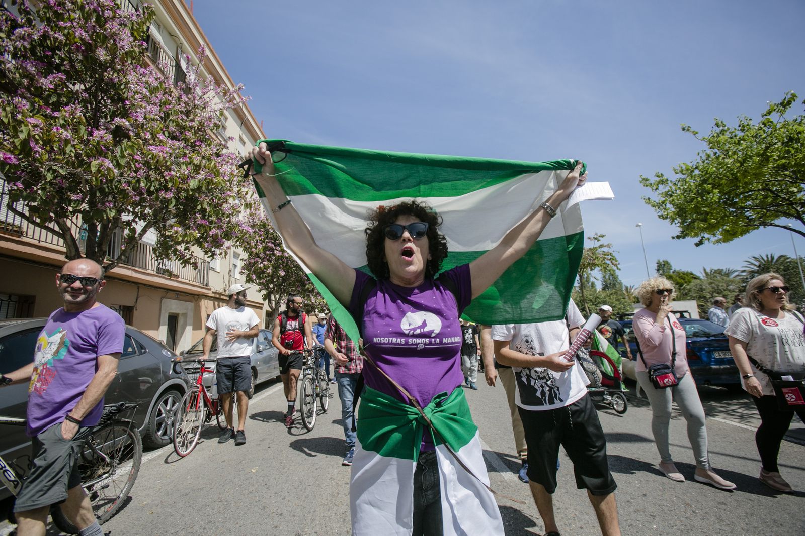 Imágenes de las otras dos manifestaciones del Primero de Mayo en Cádiz