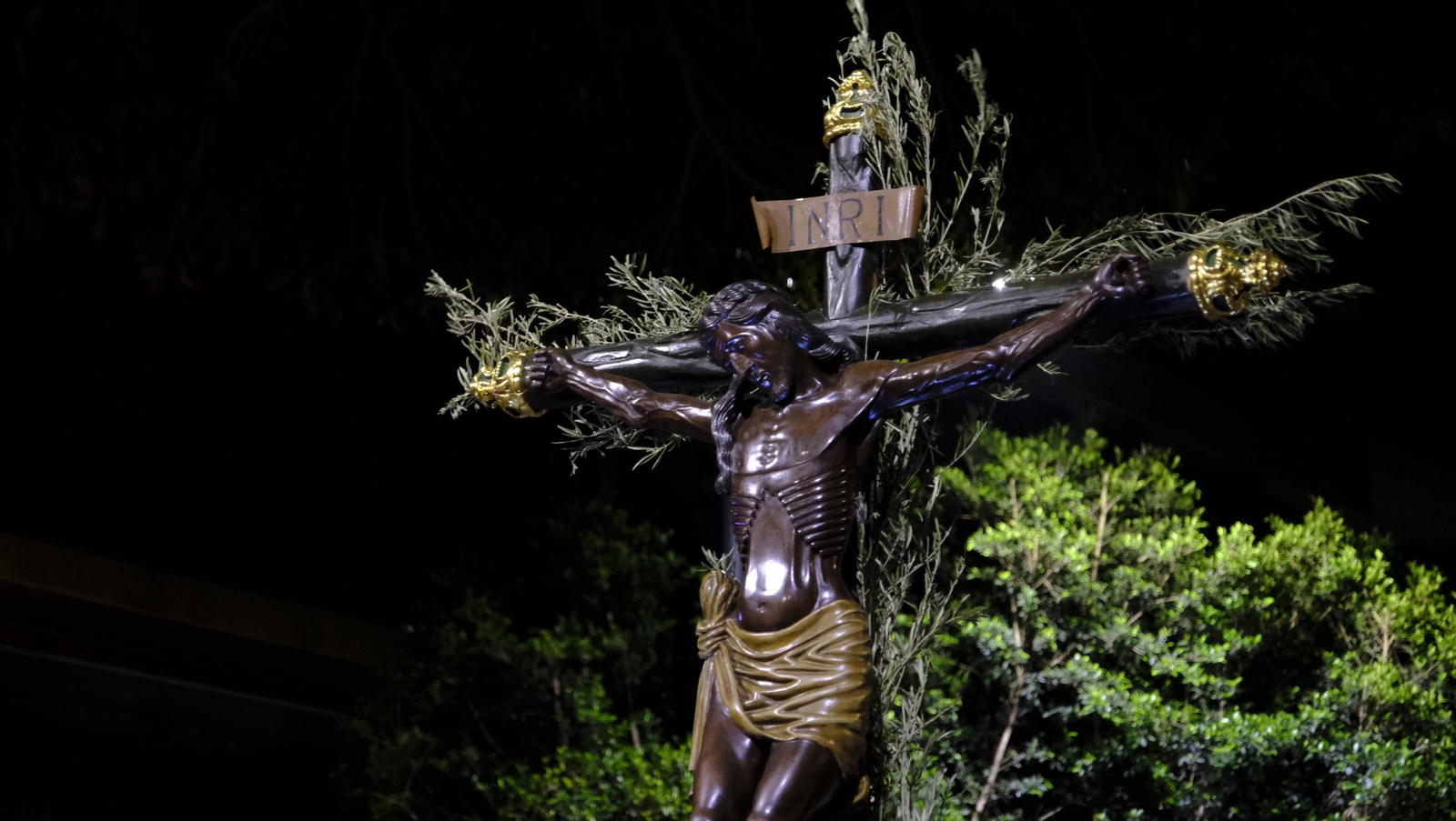 Las imágenes del Vía Crucis del Cristo de la Escucha