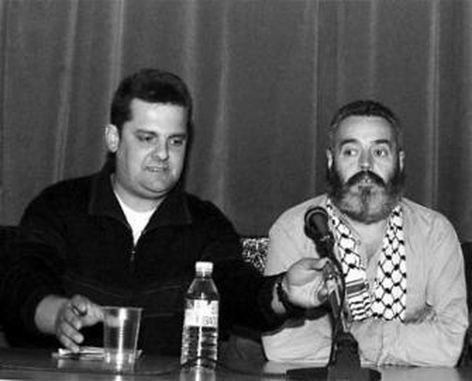 Fernando Fernández, alcalde de Olvera, y Sánchez Gordillo.