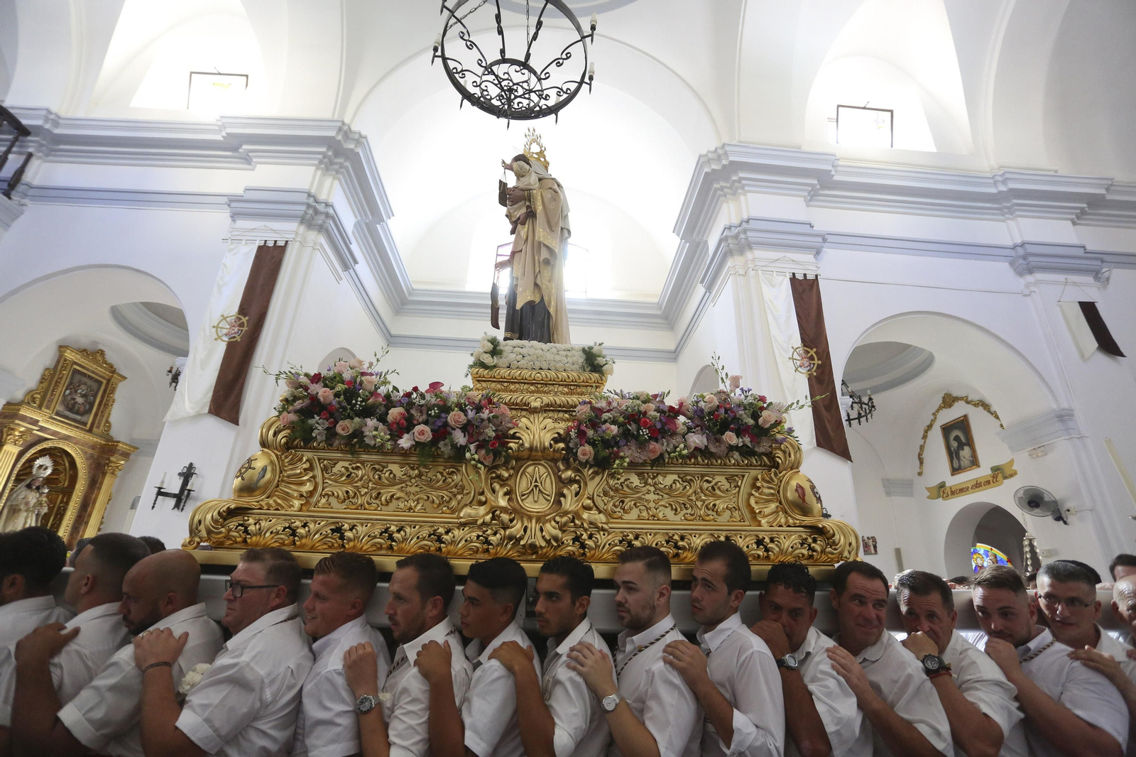 Las fotos de las procesiones de la Virgen del Carmen en Málaga