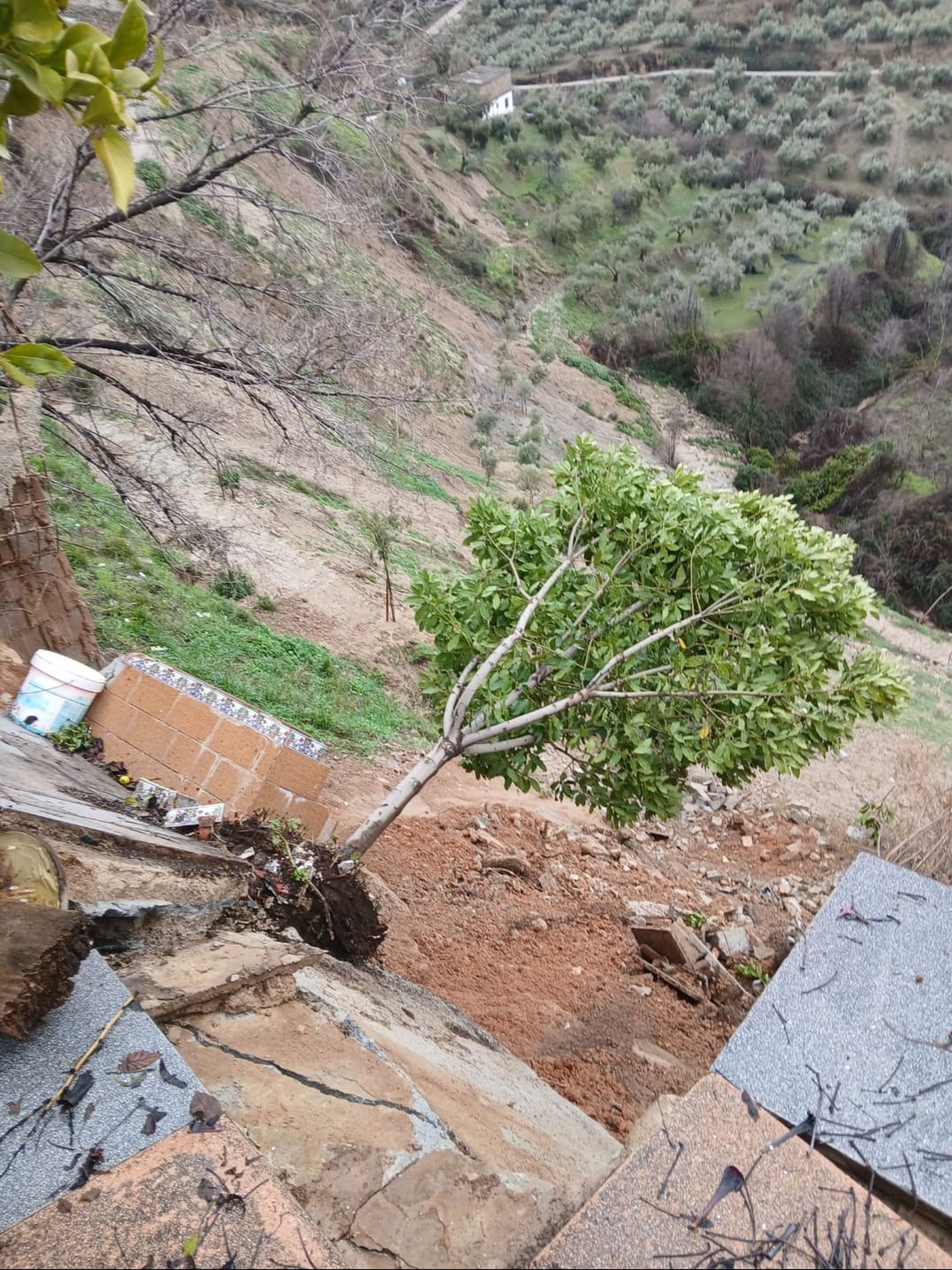 Estado de las calles en Nívar.