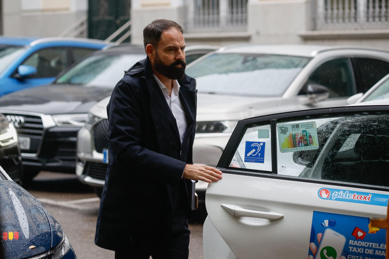 El ex gerente del PSOE Mariano Moreno, a su llegada al Supremo para declarar por los pagos en efectivo.