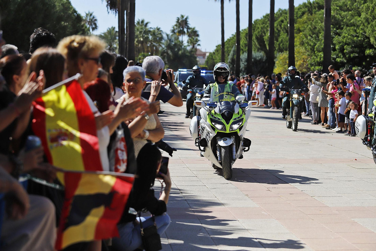Imágenes de los actos de la Guardia Civil  en Huelva 12 de octubre, Día del Pilar