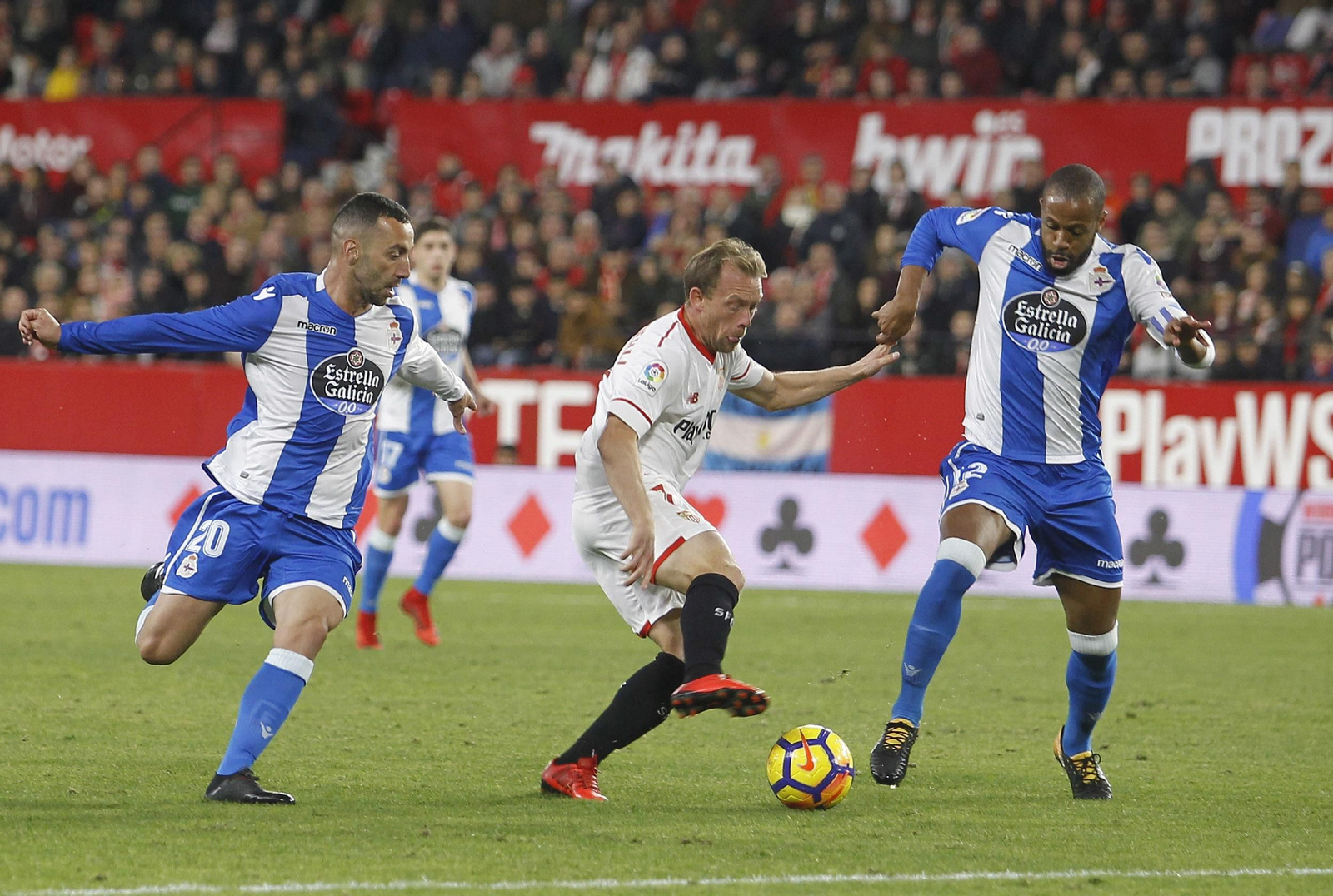 Las imágenes del Sevilla-Deportivo de la Coruña