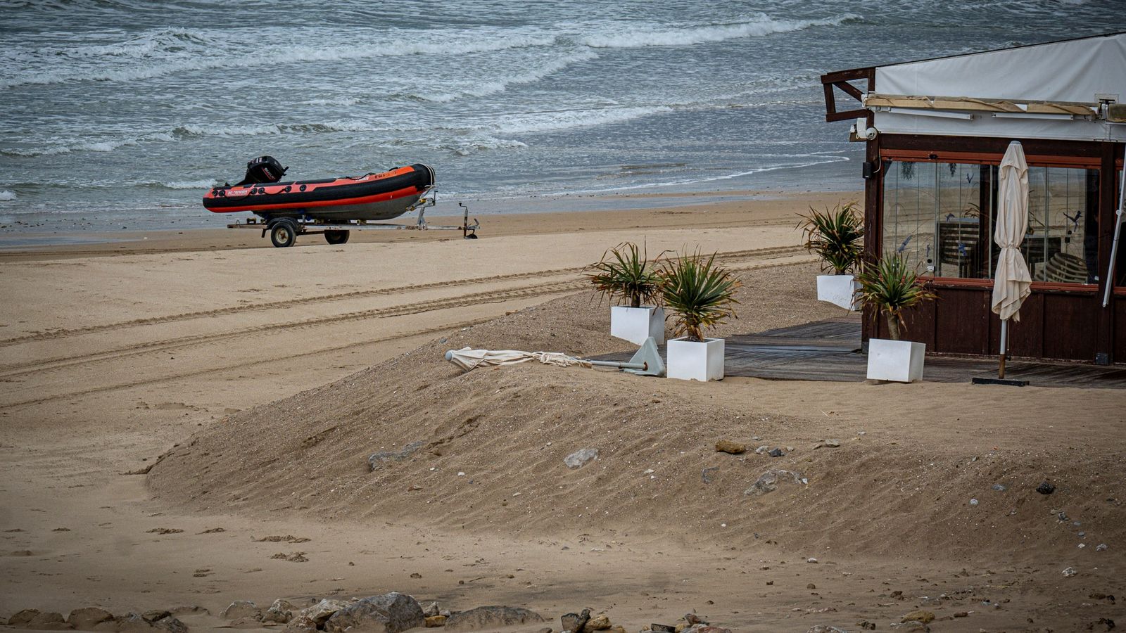 Así han quedado las playas de Cádiz después de tres meses de temporales