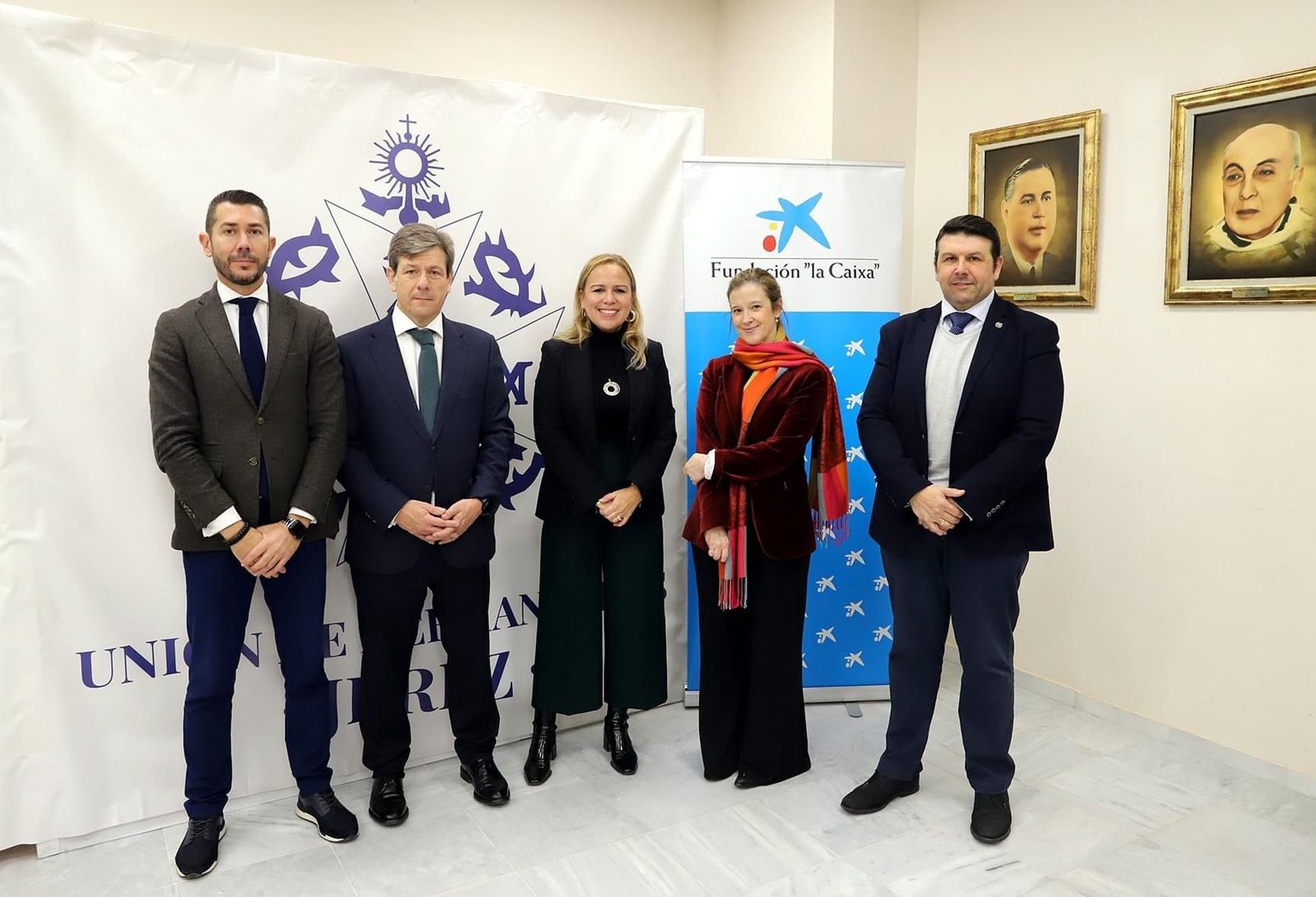 El consejo y la Fundación La Caixa con los más necesitados.