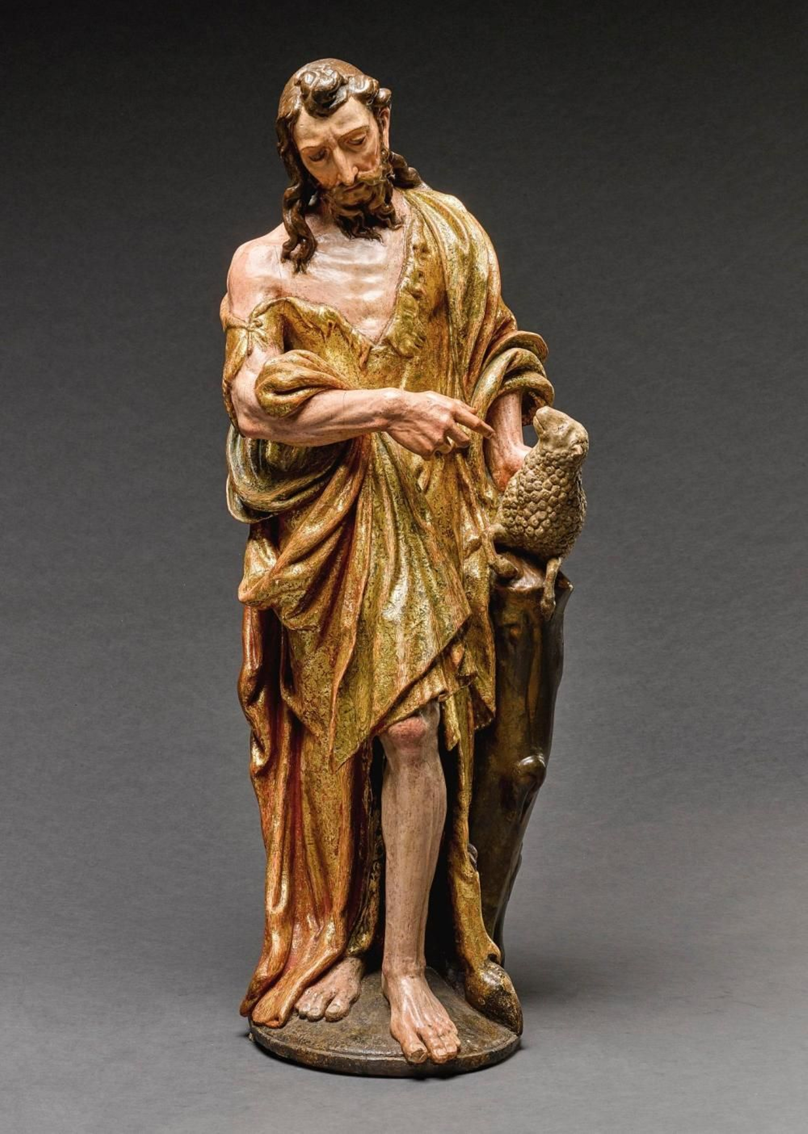 Talla de San Juan Bautista que se subasta el próximo martes 4 de diciembre en Londres.