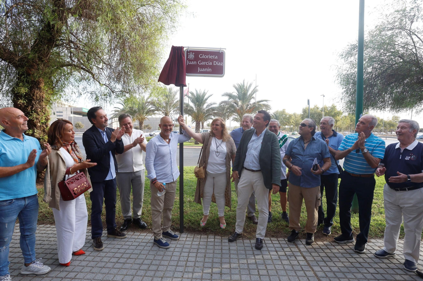 Las mejores imágenes del acto en homenaje a Juanín, leyenda del Córdoba CF