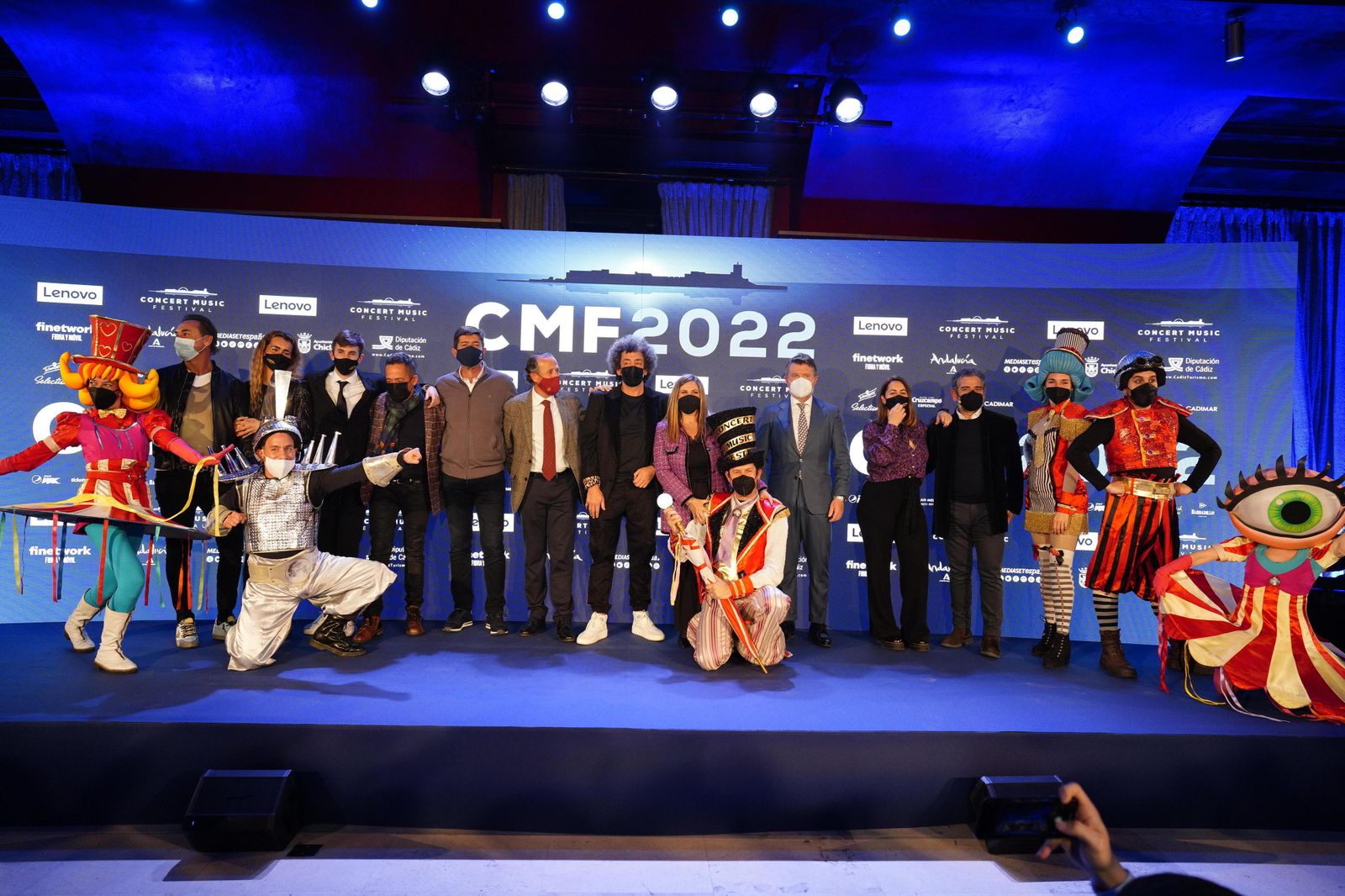 Acto de presentación del Concert Music Festival de Chiclana celebrado en el Teatro Real de Madrid.