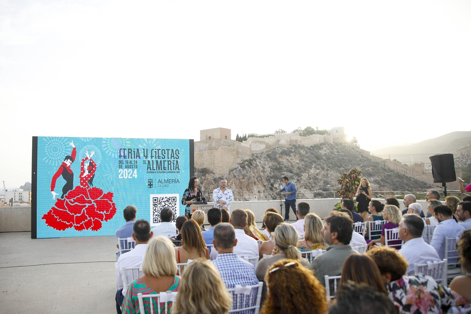 Presentación de la Feria de Almería 2024 en honor de la Virgen del Mar, en imágenes
