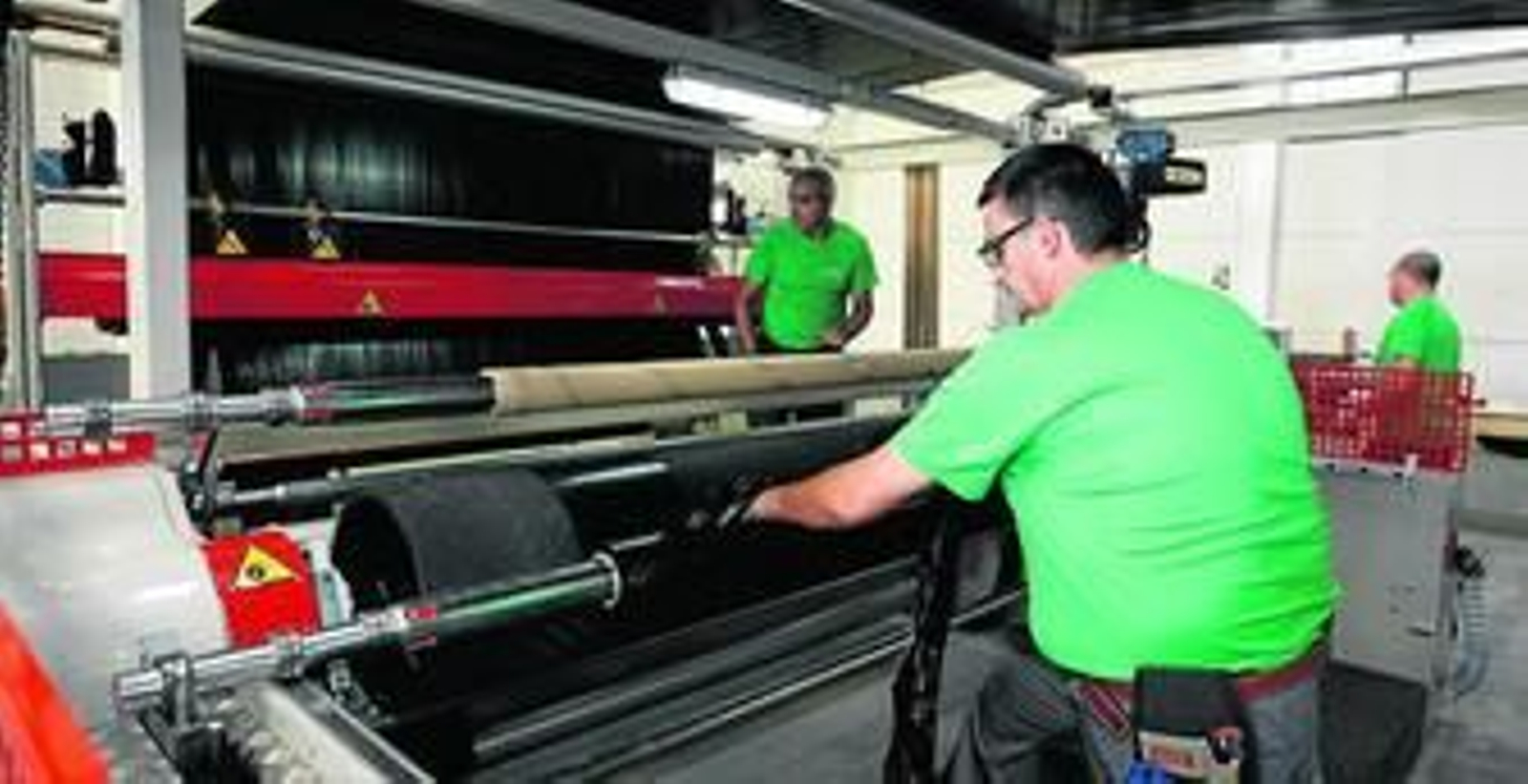 Maquinaria para la fabricación de plástico diseñado a la construcción de invernaderos.