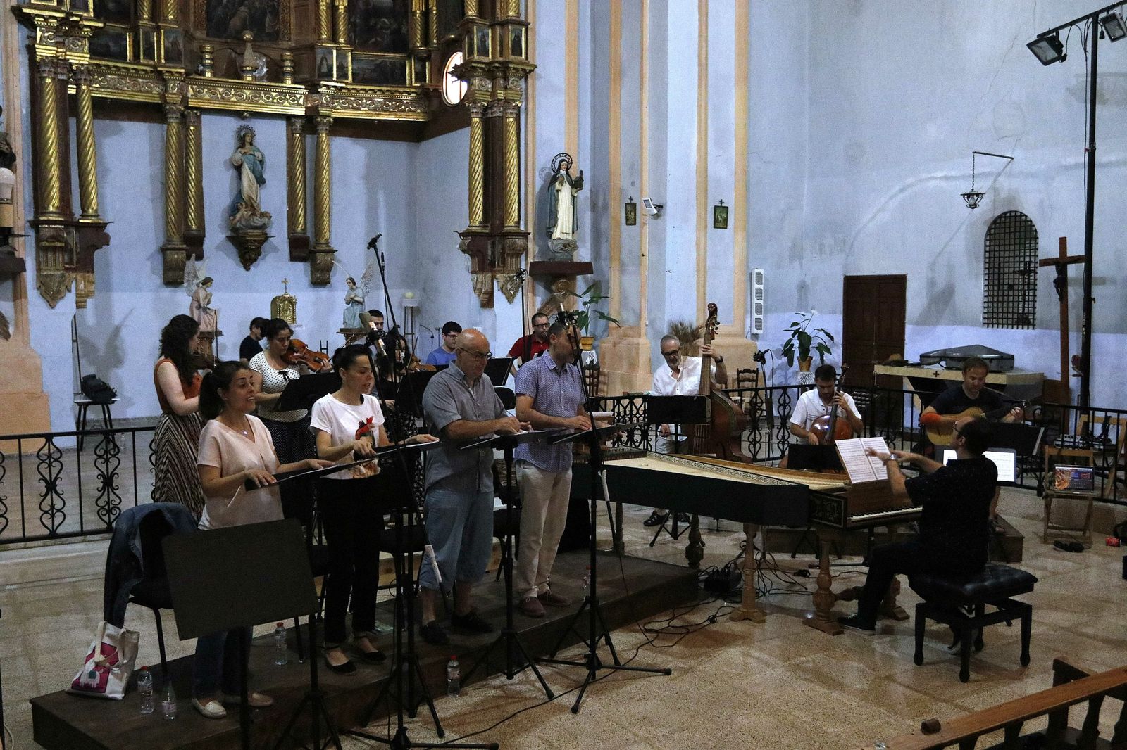 Ensayo conjunto de Chiavette y El Parnaso Español en la Iglesia