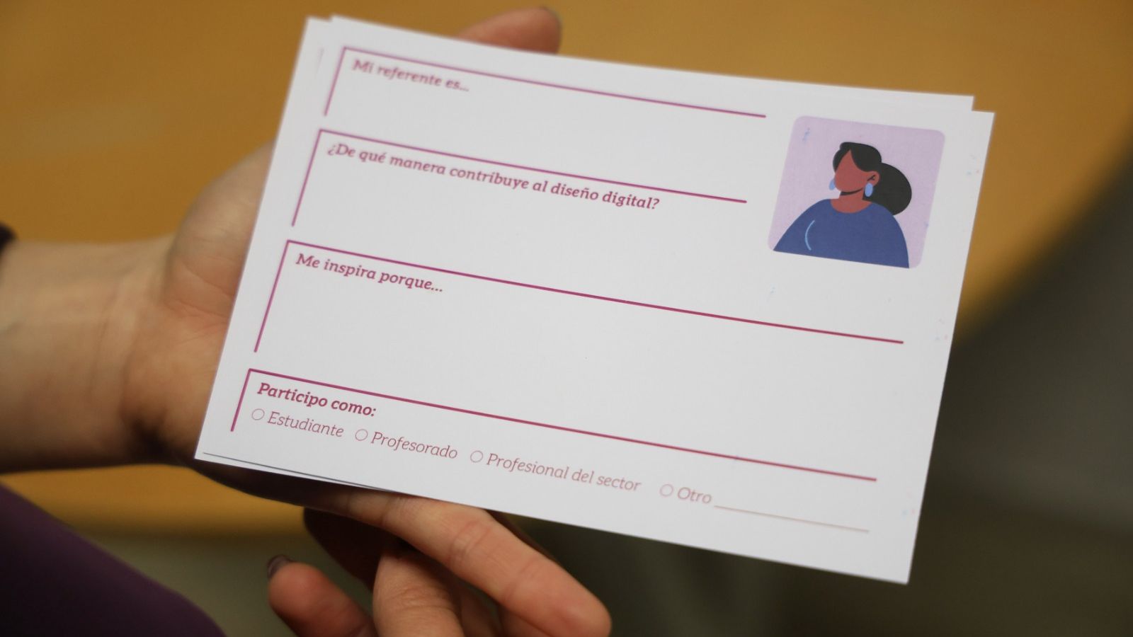 Tarjetas con las referentes femeninas.